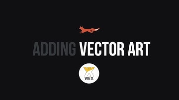 Adding and editing vector art on Wix website builder