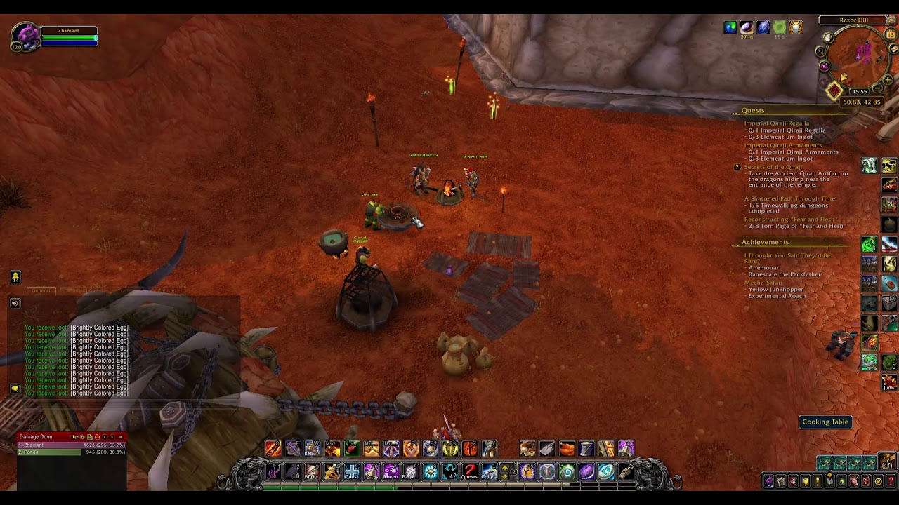 Noblegarden, quick and easy semi-afk Bright Colored Egg looting in Razor hill for Horde