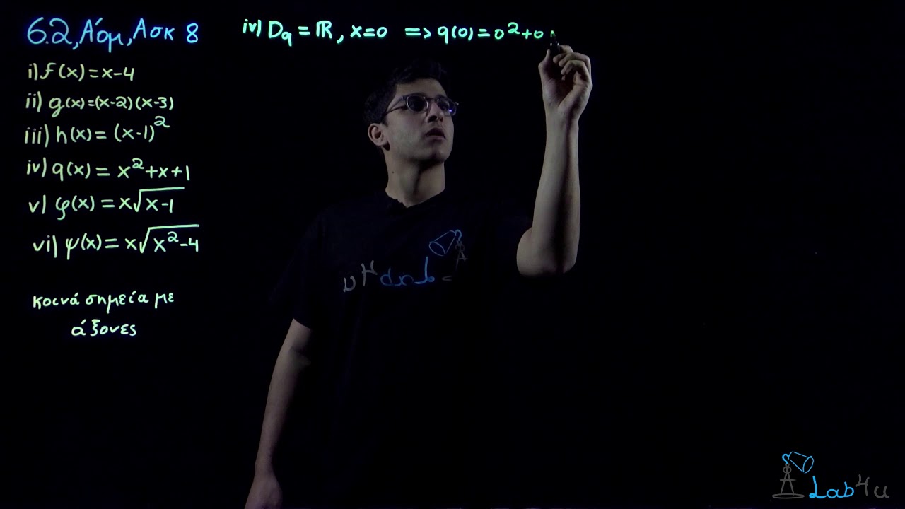 Άσκηση A8 Σελίδα 158 - Σχολικό βιβλίο Άλγεβρα Α΄ Λυκείου