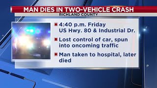 One dead after crash in Richland County