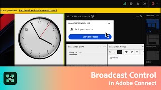 Broadcast Control in Adobe Connect screenshot 2