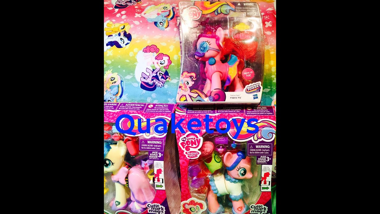 New My Little Pony Cutie Mark Magic Fashion Style Pinkie Pie Zapcode vs ...