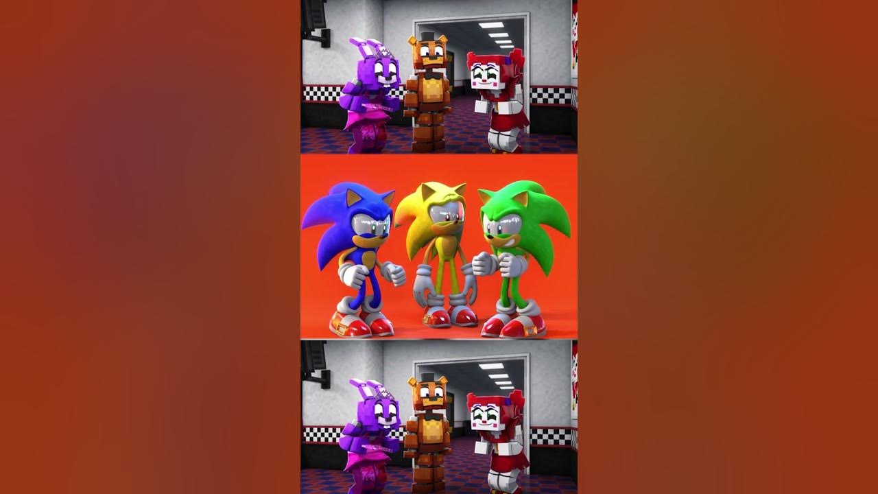 Sonic Baby Dancing vs FNAF 😱 #sonic