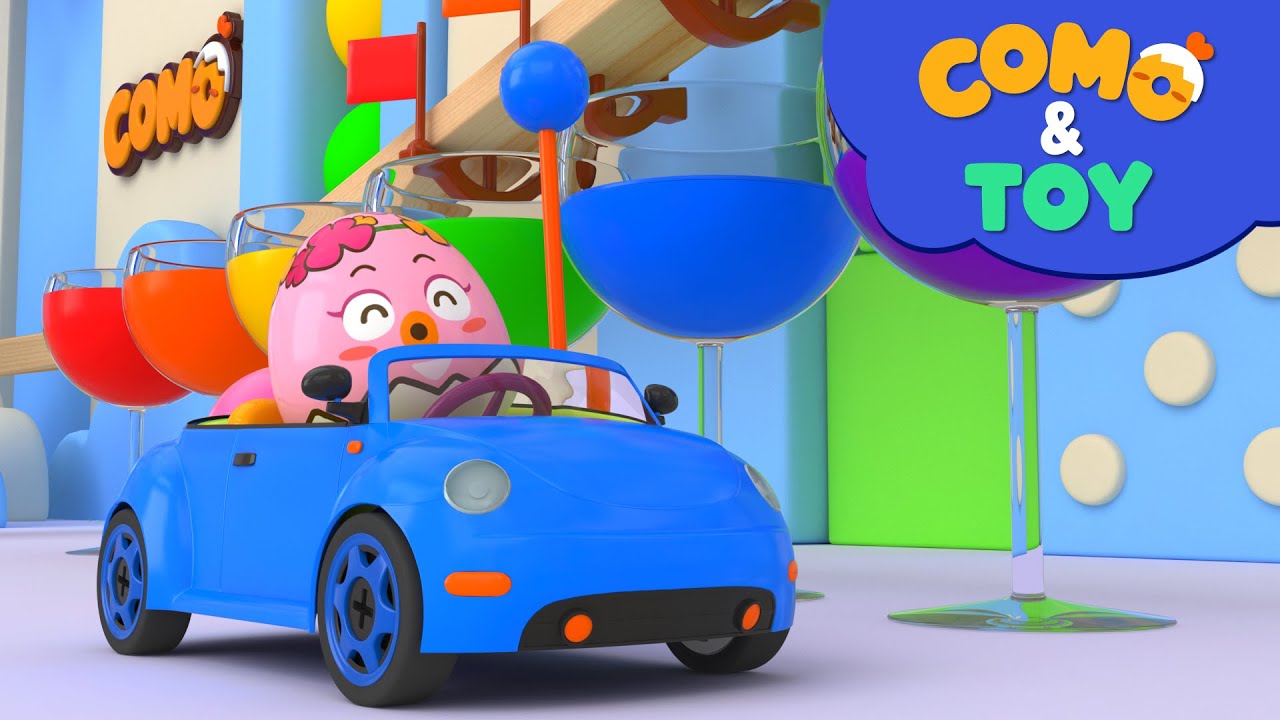 Como | Goldberg Machine 2 | Learn colors and words | Cartoon video for ...