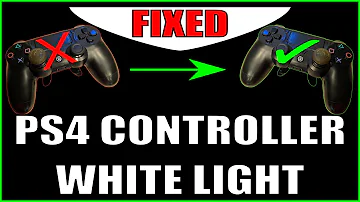 Proč můj ovladač systému PS4 svítí bíle?