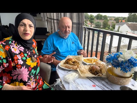 غدانا دجاج مشوي وبطاطا مقلية وقضيت نهاري عند اختي اللي ما ولدتها امي بسبب ظروف صحية