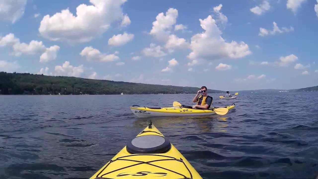 Kayak Cayuga Lake Ithaca YouTube