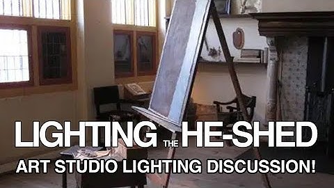 Lighting the HE-SHED on Steroids - How are Going to light the space!! CRI, Color Temp?