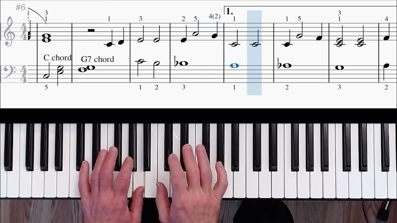 White Christmas piano beginner YouTube