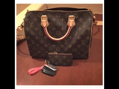 Review: Louis Vuitton monogram cles/key pouch and what fits in it - YouTube