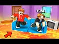 Roblox chop and frosty play floor is lava in extreme situations