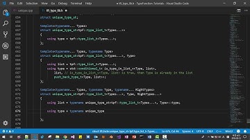 27 - Type List and Compile-Time Loop 4/N -  unique_type_t, prepend_type_t,  is_type_in_list_v
