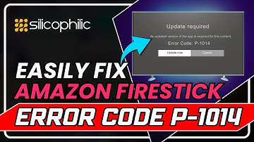 Firestick Error P-1014? Here