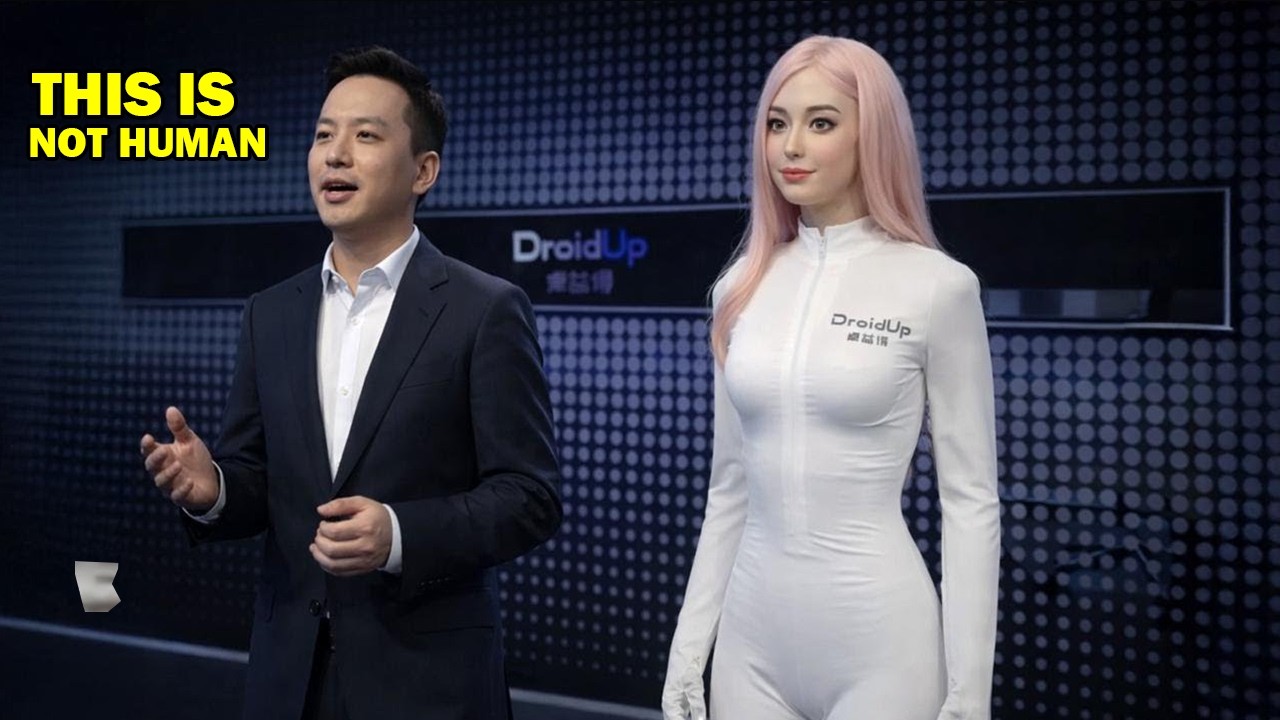 Первый биомиметический робот с искусственным интеллектом из Китая выглядит поразительно по-челове...