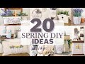 20 Spring Decor DIY ideas • Budget Friendly • Drop Cloth • Wood • Painting Techniques • Lavender