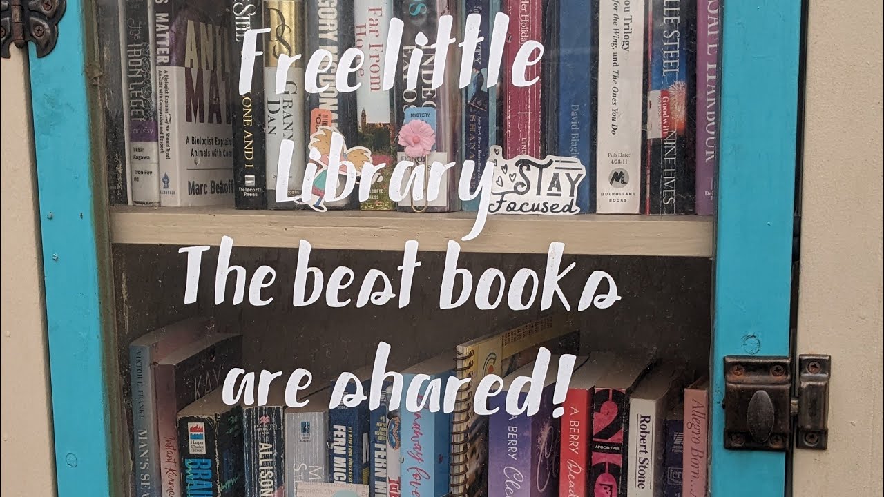 Restocking Free Little Library Goodies! 