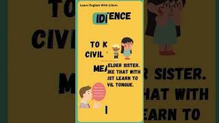 Keep a civil tongue #learnidioms Resimi