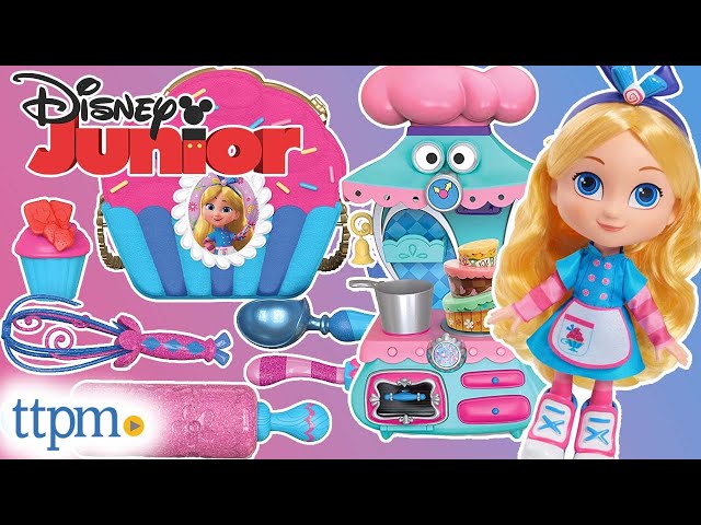 Disney Junior Alice's Wonderland Bakery Wonderland Baker's Bag and Alice  Doll & Magical Oven Review! 