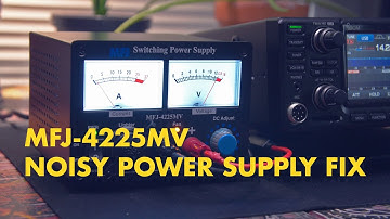 MFJ-4225MV Power Supply: Noisy Fan Fix