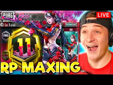 MAXING NEW A11 ROYALE PASS! NEW SEASON RANK PUSH! PUBG MOBILE