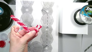 3D Beaded Candy Cane 3-1 large - Beading Tutorial part 2