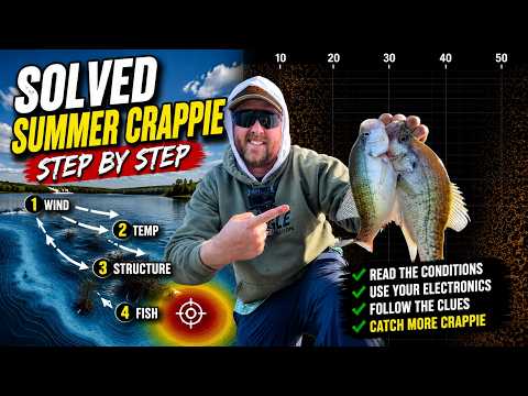 SUMMER CRAPPIE EXPLAINED!! Do this to FIND summertime CRAPPIE!!