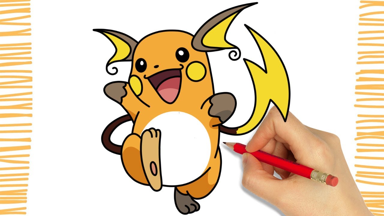 COMO DESENHAR o Raichu (Pokémon)