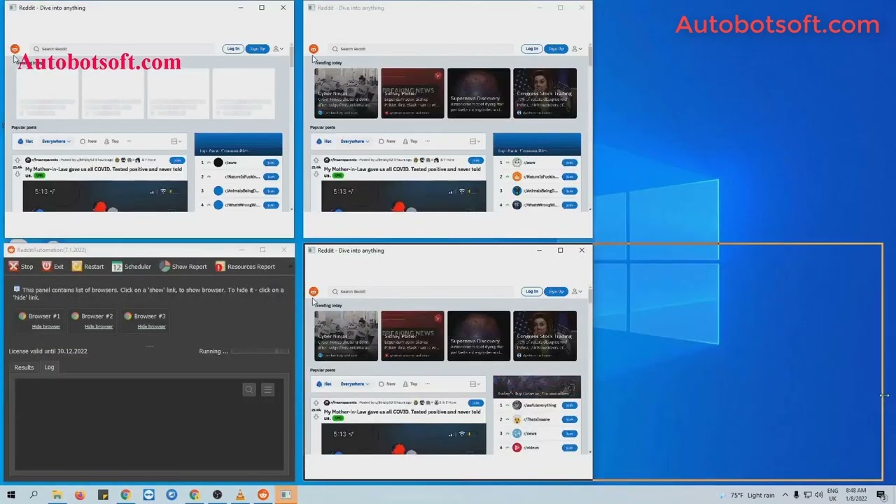 Scrape users in bulk using Reddit Automation Tool