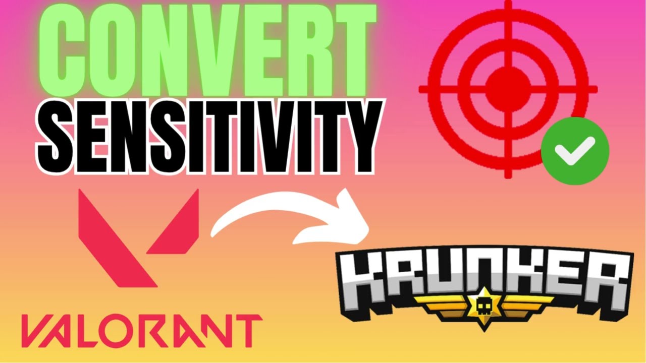 How to Convert Valorant Sensitivity to Krunker