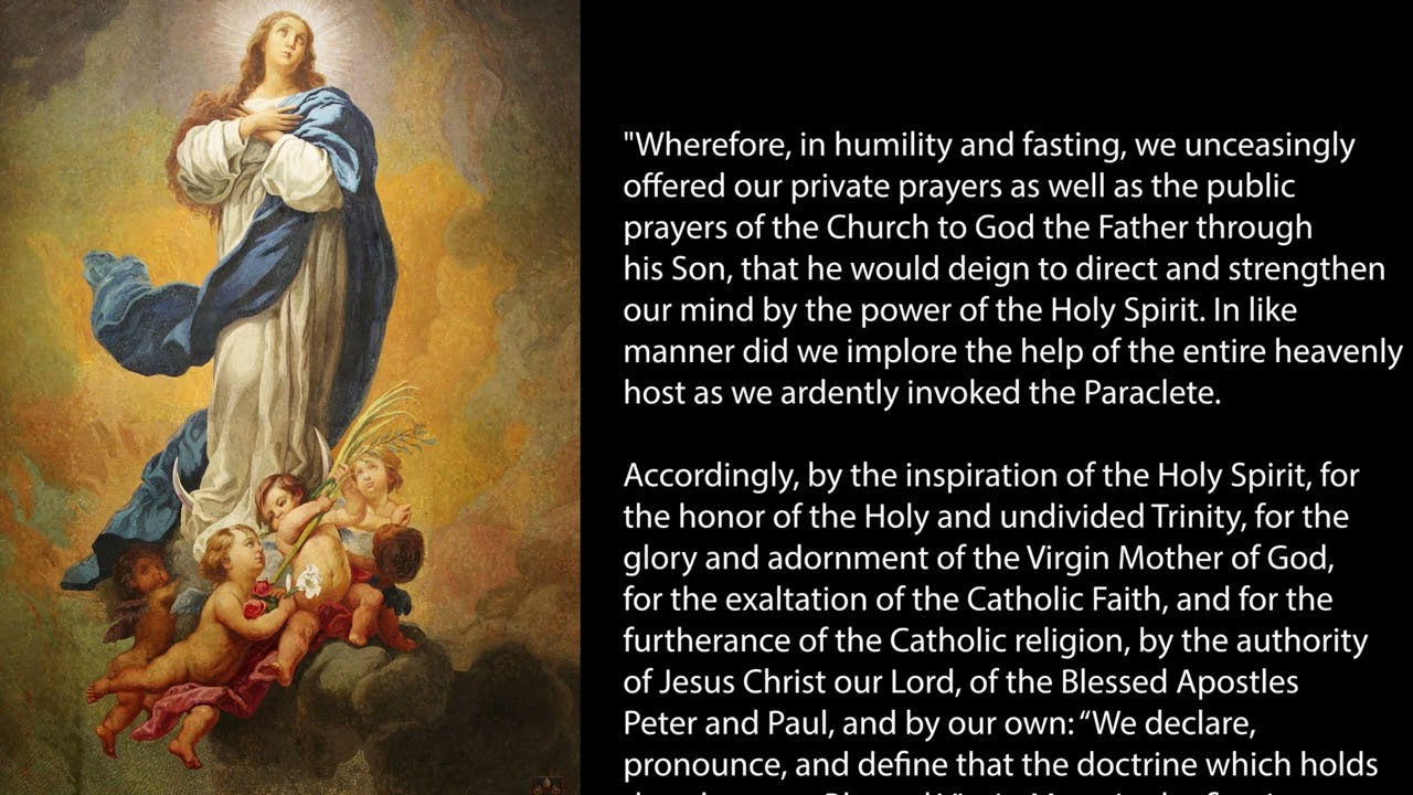 Dogma of the Immaculate Conception