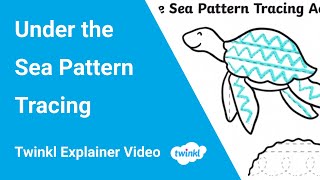 Under the Sea Pattern Tracing Activity