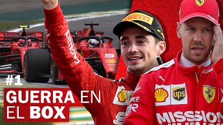 GUERRA EN EL BOX: CHARLES LECLERC VS SEBASTIAN VETTEL | PARTE 1