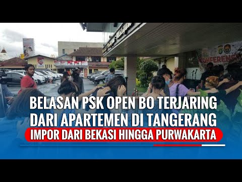 Belasan PSK Open BO yang Terjaring dari Apartemen di Tangerang Impor dari Bekasi hingga Purwakarta