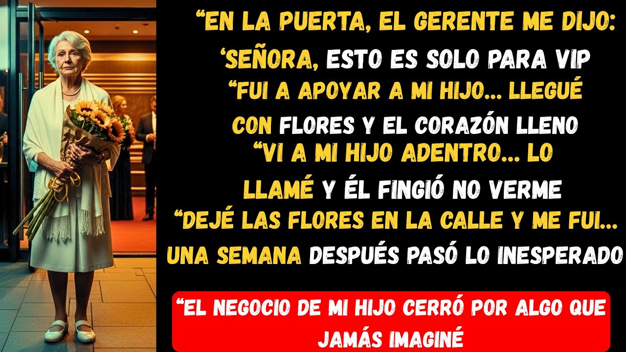 “Mi propio hijo me ignoró… pero en solo 7 días, el destino lo cambió todo.”