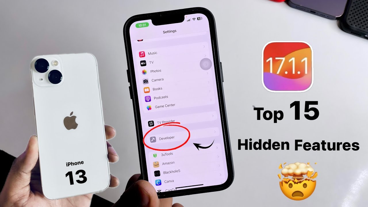 iPhone 13 Hidden features on iOS 17.1.1 - Top 15 - YouTube