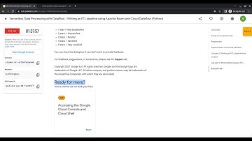 ServerlessDataProcessingwithDataflowWriting an ETL pipelineusing ApacheBeamandCloudDataflow(pythons)