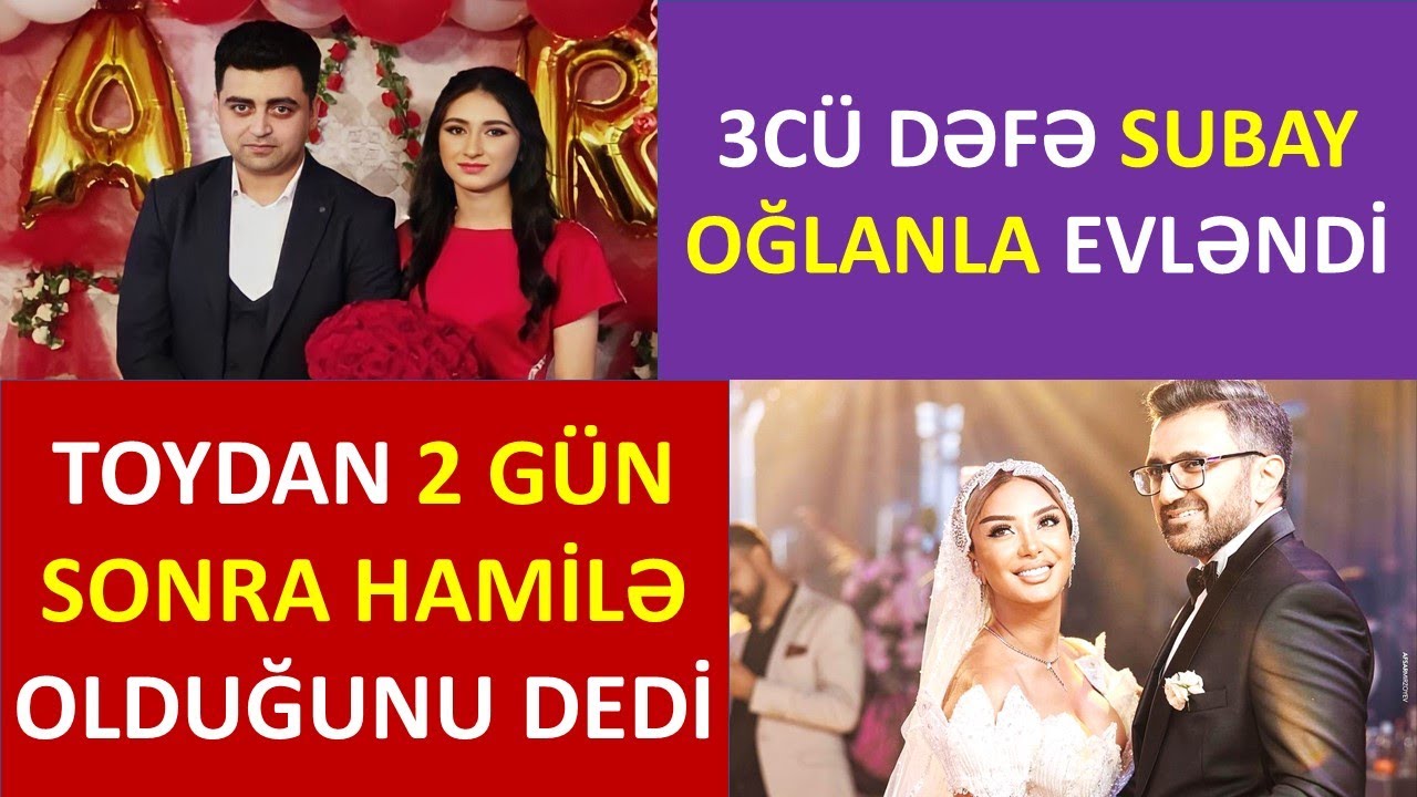 2023CÜ İLDƏ EVLƏNƏN MƏŞHURLAR