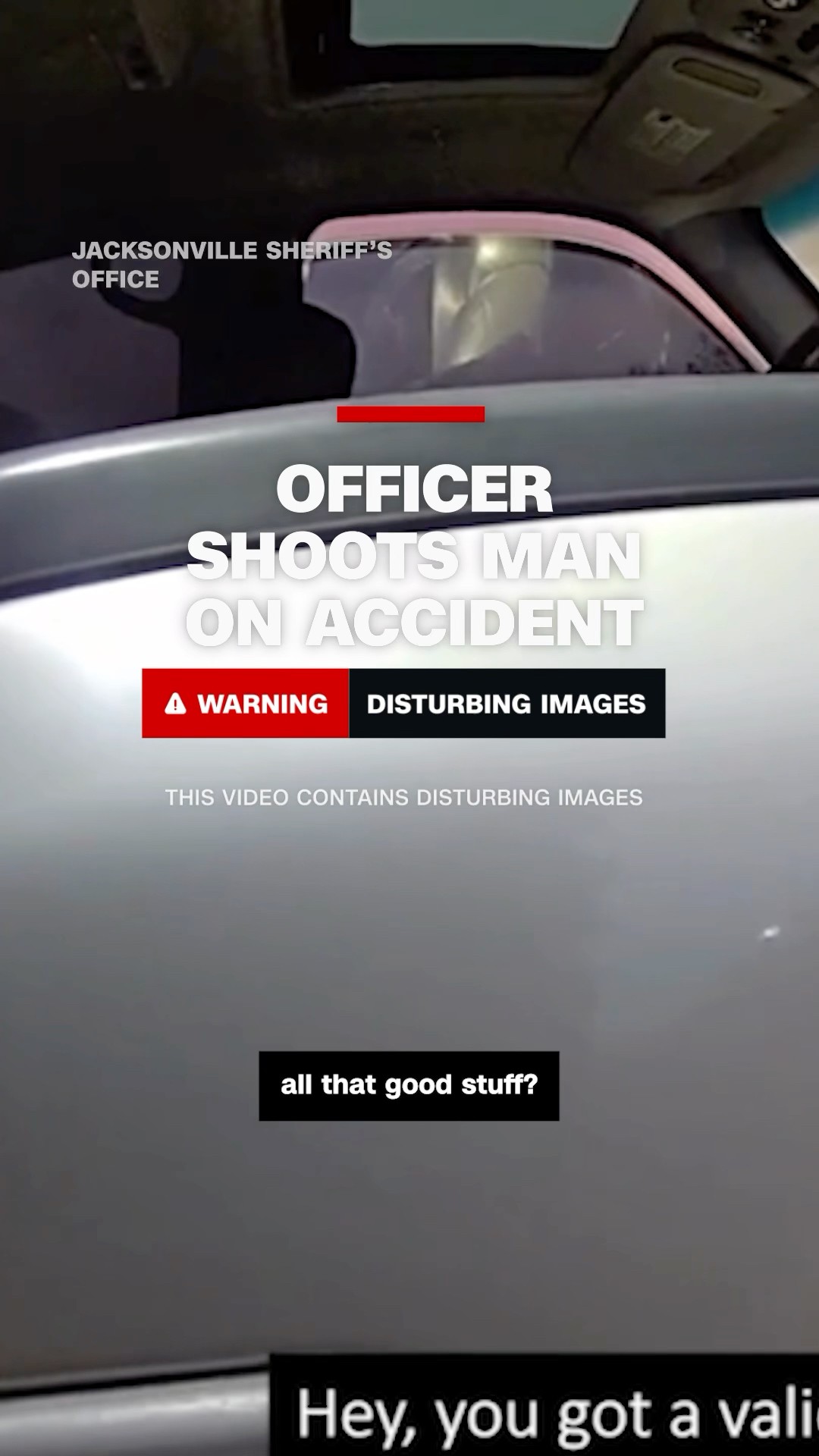 Officer shoots man on accident