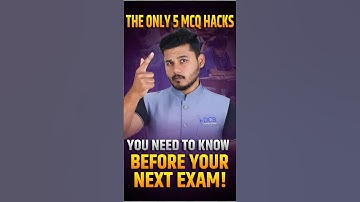 The ONLY 5 MCQ Hacks You Need To Know Before Your Next Exam!