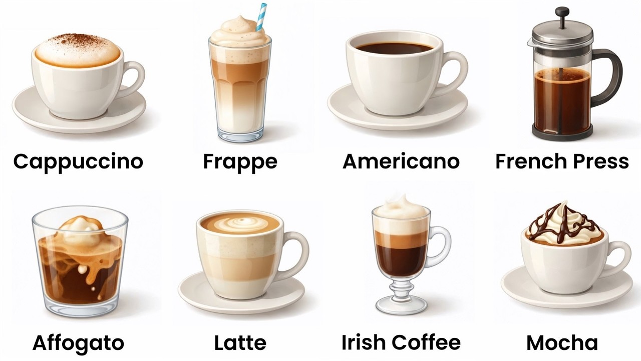 Every Coffee Explained in 8 Minutes