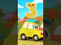 Five Little Cars #numbers #shorts #counting #carsandtrucks