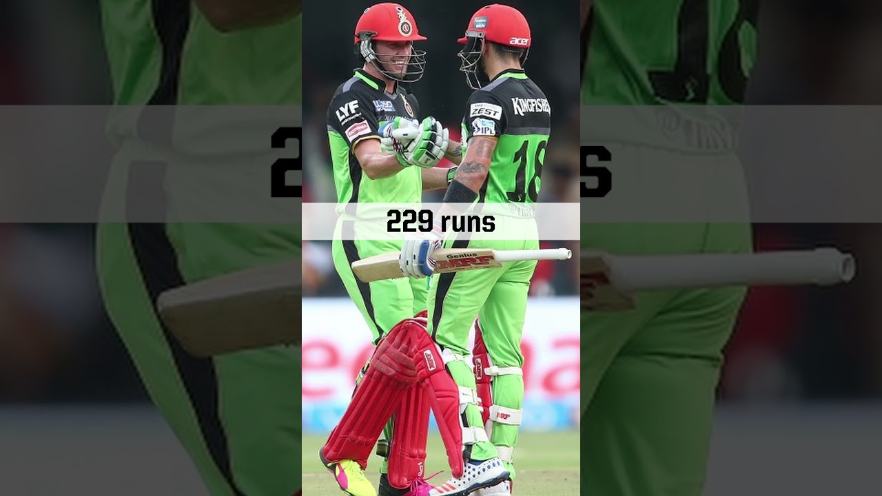 The highest partnership in the history of the IPL 🤜🤛