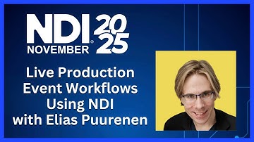 Unlock NDI Potential 2025 | Elias Puurenens Tools: Virtual PTZ, Multiview & Audio Hacks