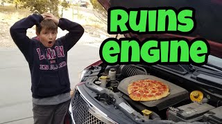 Kid Temper Tantrum Leaves Pizza Inside Car Engine - Van Breaks Down [Original]