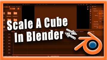Blender Tutorial: How To Scale A Cube In Blender
