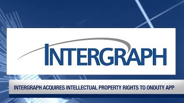 Intergraph acquires Intellectual Property Rights to OnDuty app