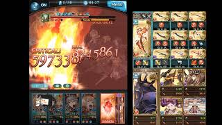 グラブル 95hellオートマグナ編成4分台 火有利古戦場 Youtube