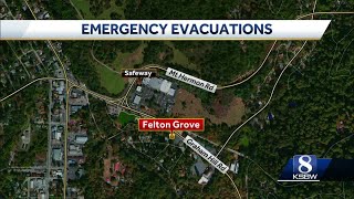 Felton Grove neighborhood evacuated