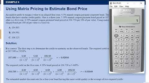 describe matrix pricing;