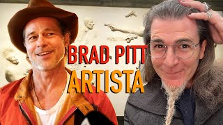 ¿Cómo BRAD PITT hace sus ESCULTURAS Su primera exposición de ARTE y sus SECRETOS